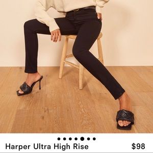 Reformation Harper Ultra High Rise Skinny Jeans (NWT)